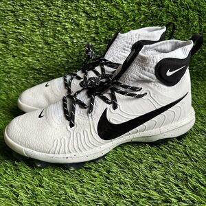 Nike Alpha Huarache NXT MCS Baseball Cleats Size 11 Mens New White Black Sports